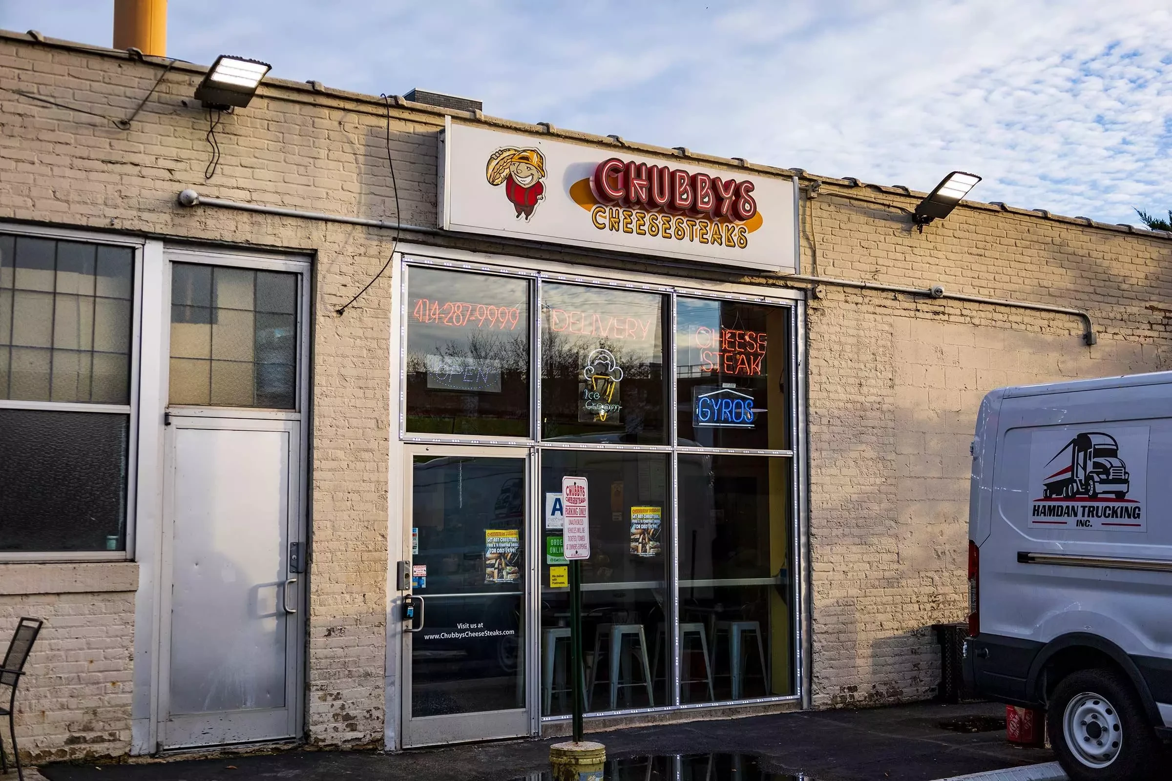 The original Chubby’s Cheesesteaks storefront on Milwaukee’s East Side